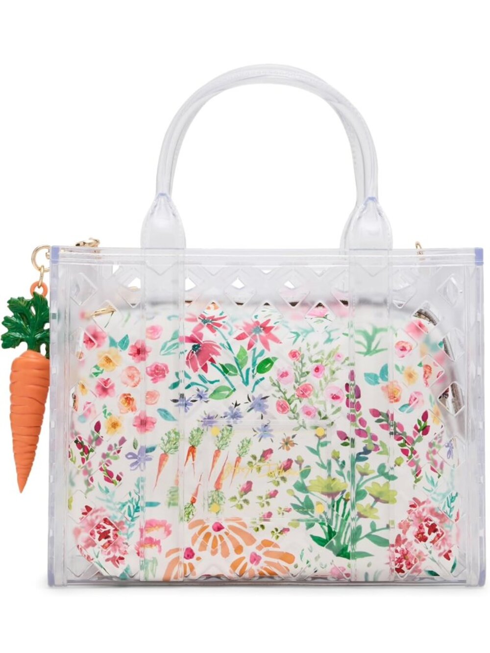 Betsey Johnson Jammin Clear Jelly Satchel